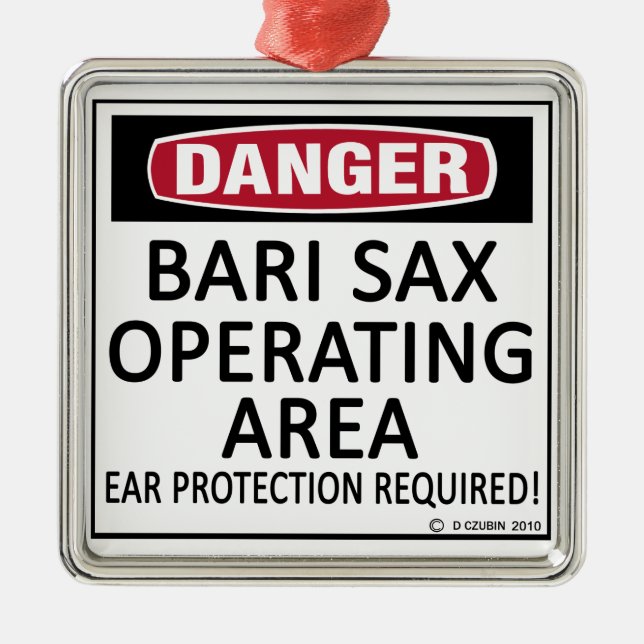 Adorno Metálico Área de explotación de Bari Sax (Frente)
