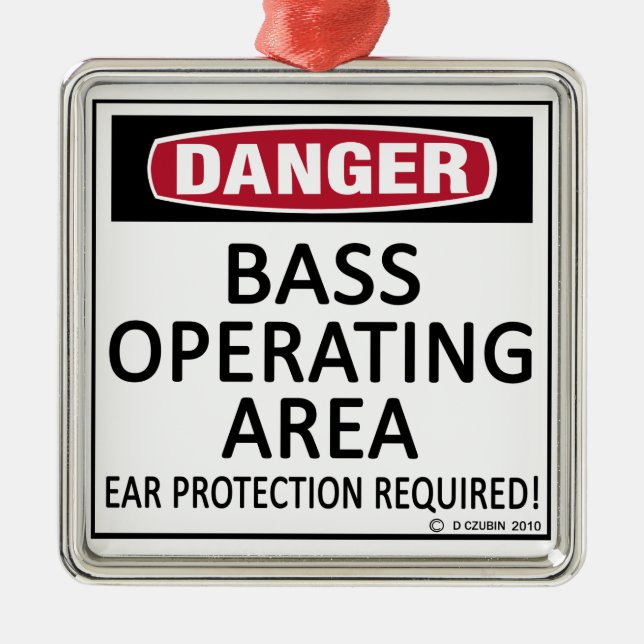 Adorno Metálico Área de funcionamiento de Bass (Frente)