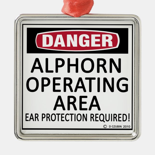 Adorno Metálico Área de operación Alphorn (Frente)