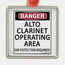 Adorno Metálico Área de operación Alto Clarinet