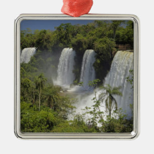 Adorno Metálico Argentina, Cataratas del Iguazú al sol.