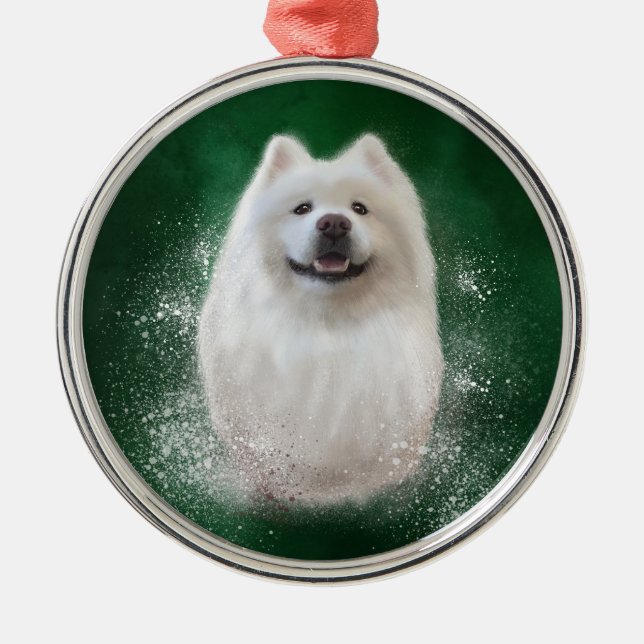 Adorno Metálico Ari los Samoyed (Frente)