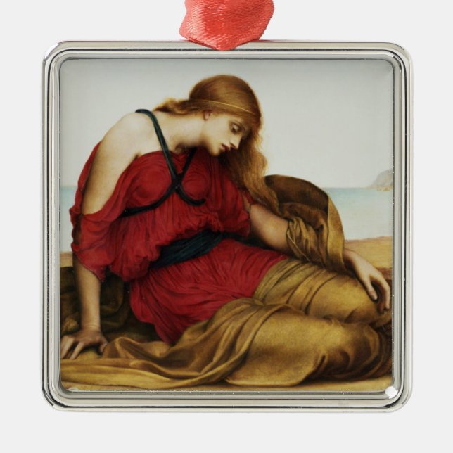 Adorno Metálico Ariadne en Naxos (Mito griego clásico) (Frente)