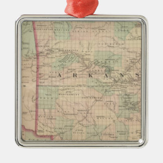 Adorno Metálico Arkansas y porción de territorio indio