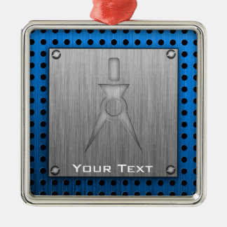 Adorno Metálico Arquitecto de apariencia Metalizado cepillado