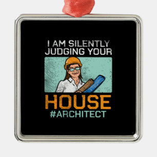 Adorno Metálico Arquitecto - Juzgando su casa