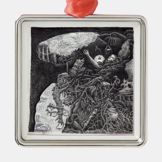 Adorno Metálico Arriba y abajo por Brian Benson (Frente)