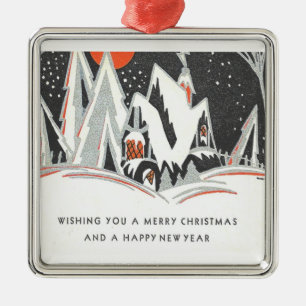 Adorno Metálico Art Deco vintage