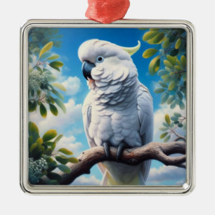 Adorno Metálico Arte de Cockatoo