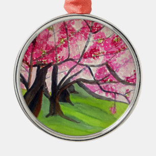Adorno Metálico arte de flor de cerezo japonés Sakura