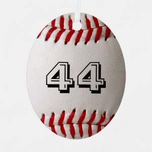 Adorno Metálico Arte de número de béisbol personalizado – Foto dep