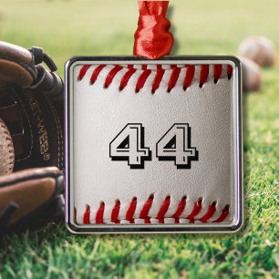 Adorno Metálico Arte de número de béisbol personalizado – Foto dep