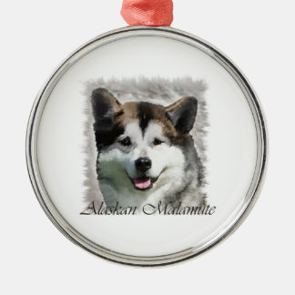 Adorno Metálico Arte de perro en Malamute