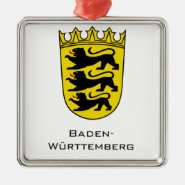 Adorno Metálico Arte del Gran Escudo de Armas del Estado de Baden-