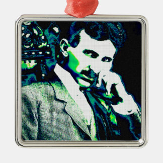 Adorno Metálico Arte del vintage de Nicola Tesla nuevo
