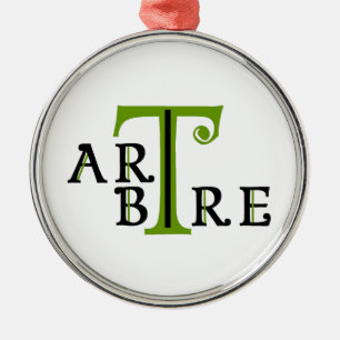 Adorno Metálico Arte en árbol artree