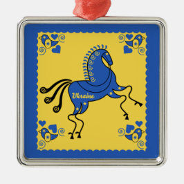 Adorno Metálico Arte folclórico eslavo tradicional de Ucrania