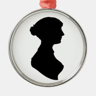 Adorno Metálico Arte independiente de Silhouette, mujer de regenci