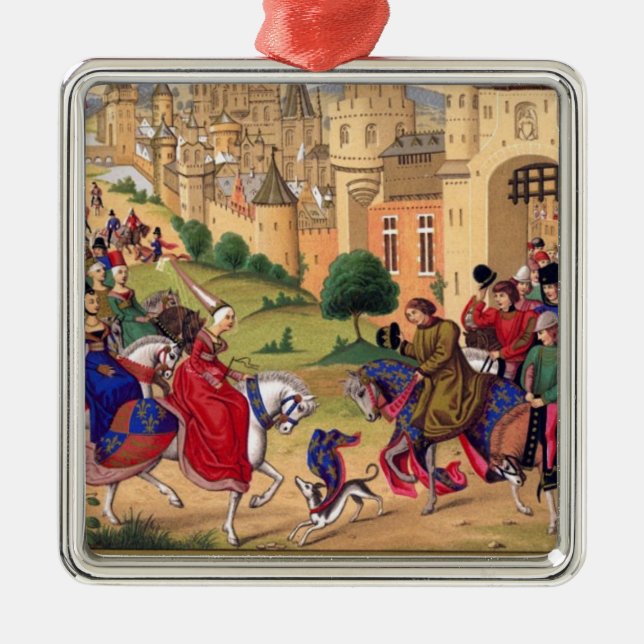 Adorno Metálico Arte Medieval (Frente)