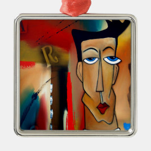 Adorno Metálico arte merger-abstracto