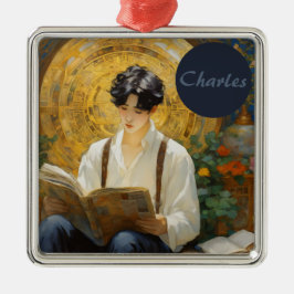 Adorno Metálico Arte romántico de estilo vintage para la lectura d