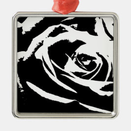 Adorno Metálico Arte Rosa posterizado