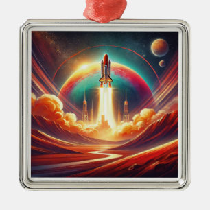 Adorno Metálico arte surrealista