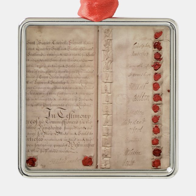 Adorno Metálico Artículos de la unión entre Inglaterra y Escocia (Frente)