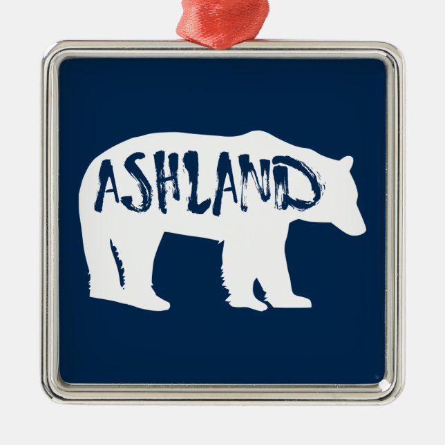 Adorno Metálico Ashland Oregon Bear (Frente)