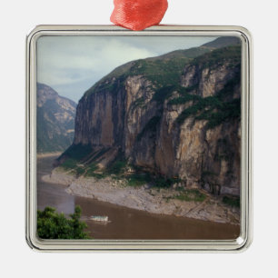 Adorno Metálico Asia, China, río Yangtsé, Tres Gargantas.