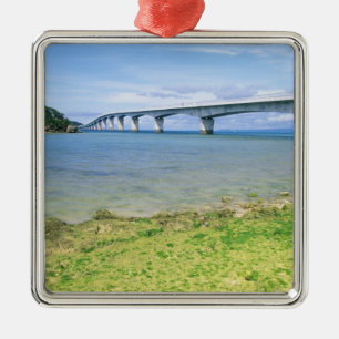 Adorno Metálico Asia, Japón, Okinawa, Puente Kouri
