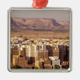Adorno Metálico Asia, Oriente Medio, República de Yemen. Shibam