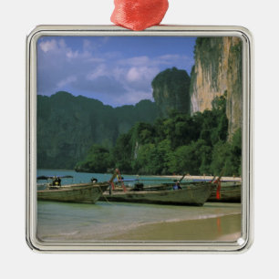 Adorno Metálico Asia, Tailandia, Krabi. Playa West Railay,