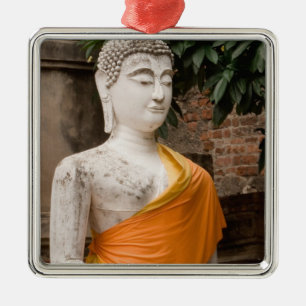 Adorno Metálico Asia, Tailandia, Siam, Buda en Ayutthaya