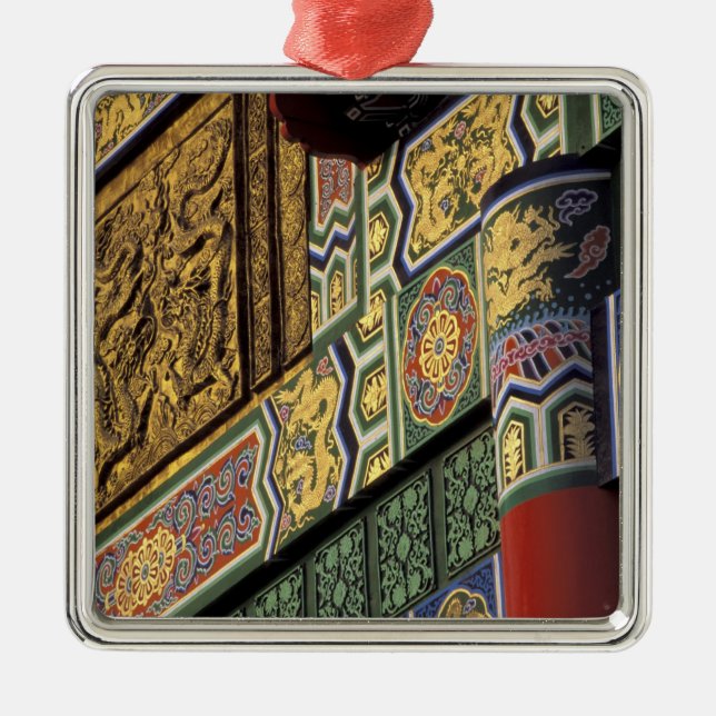 Adorno Metálico Asia, Taiwán, Taipei. El Grand Hotel, principal (Frente)