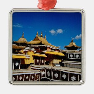 Adorno Metálico Asia, Tíbet, Lhasa, Palacio de Potala también cono