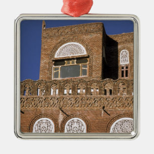 Adorno Metálico Asia, Yemen, Sana'a. Detalle de la arquitectura ye