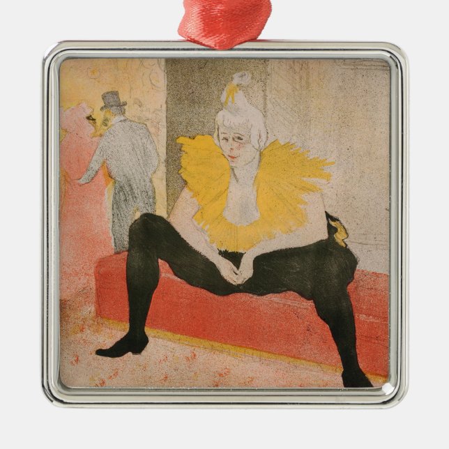 Adorno Metálico Asiento de Toulouse-Lautrec - Mademoiselle Cha-u-k (Frente)