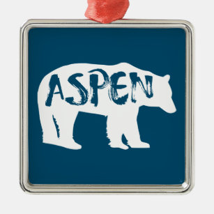 Adorno Metálico Aspen Colorado Bear