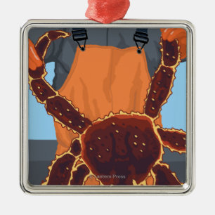 Adorno Metálico Astoria, cangrejo de OregonKing