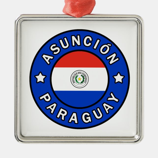 Adorno Metálico Asunción Paraguay (Frente)