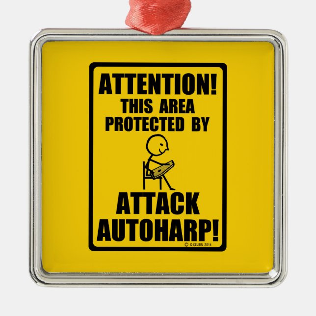 Adorno Metálico Atacar Autoharp (Frente)