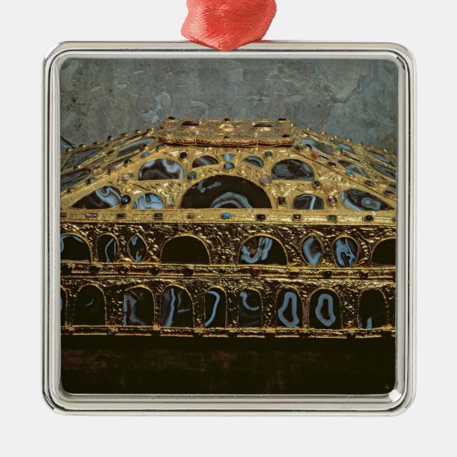 Adorno Metálico Ataúd de la ágata (Frente)