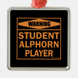 Adorno Metálico ¡Atención! ¡Jugador de Alphorn Estudiantil!