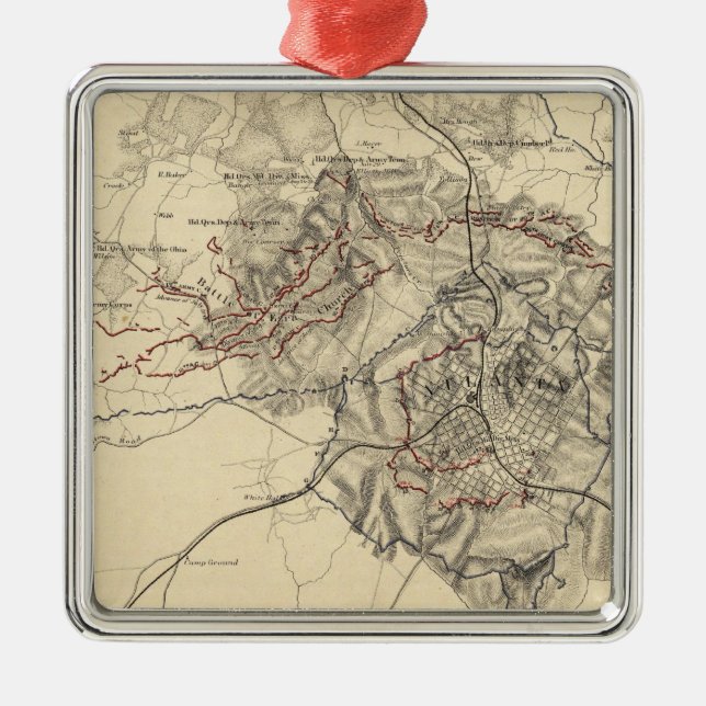 Adorno Metálico Atlanta, Georgia (Frente)