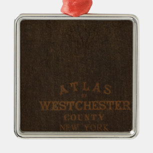 Adorno Metálico Atlas del condado de Westchester, NY