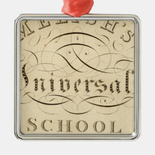 Adorno Metálico atlas escolares universales