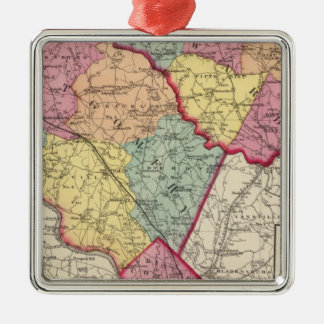 Adorno Metálico Atlas topográficos de los condados de Maryland 2