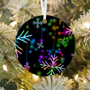 Adorno Metálico Atmósfera navideña festiva y animada de SlipperyJo