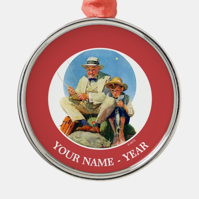 Adorno Metálico Atrapar al más grande (Frente)